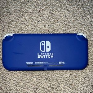 Nintendo switch lite - blue w/ case